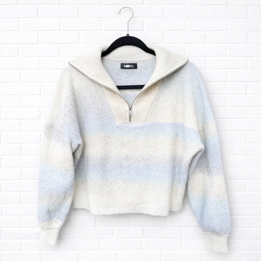 Naadam Merino Cashmere Space Dye Quarter Zip